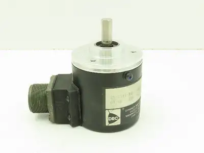 DRC Dynamics Research 25-S111-B16-1000T000 Rotary Encoder 3/8" Shaft 10-Pin