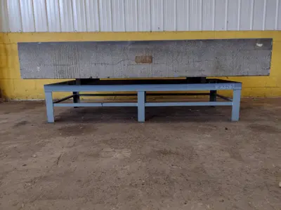 8' X 4' X 14" CHALLENGE PRECISION LAYOUT INSPECTION GRANITE TABLE: STOCK #23789