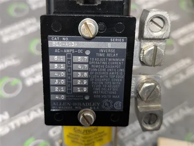 Allen Bradley 810-A03A Magnetic Overload / Inverse Time Relay Series B New NIB