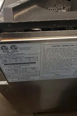 Unused Cook Rite 4 burner gas/propane 12" Griddle and oven - SPECIAL CLEARANCE