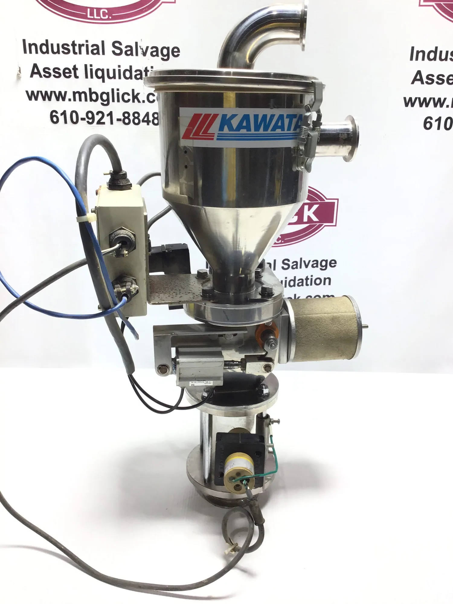 Kawata Dry Material Vacuum Loader Receiver Hopper
