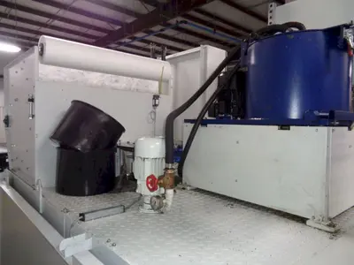 30 GPM ZYKLOMAT MODEL #AKBF-R CONTINUOUS FILTER COOLANT SYSTEM, WITH DRAG-OUT & TURBO-HKS CENTRIFUGE SEPERATOR: YOBRO #24734