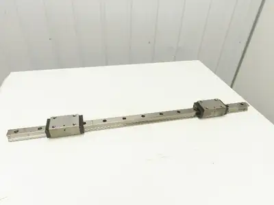 Rexroth Star SP 35 Linear Bearing LM Guide Rail 2-Blocks 34mm x 1020mm 40"L