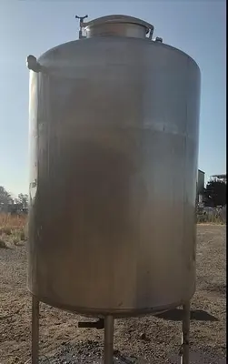 Tank, 850 Gallon, Stainless Steel, Jacketed, Agitated, CE Howard - #S745267