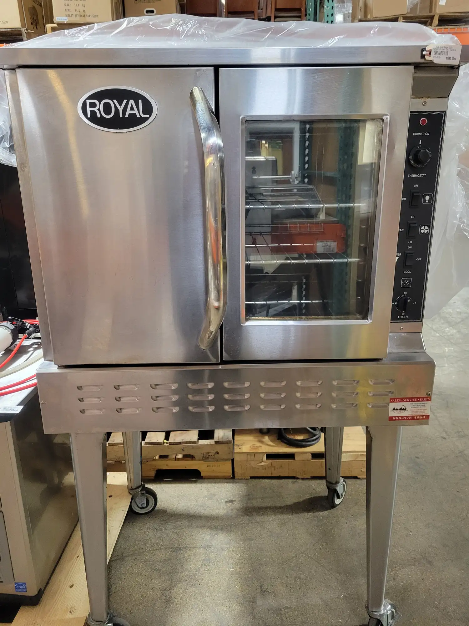 Used Royal Range RCOS-1 Convection Oven, Gas, Standard Oven