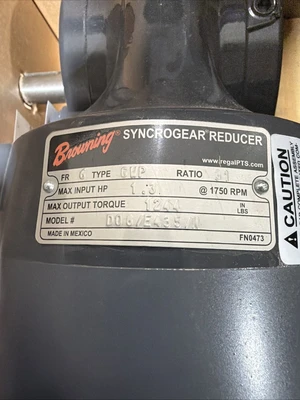 New | in-Stock Browning 6GWPF1 31 Gearboxes Indiana US | J&J Industrial Supply #1053509