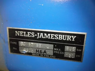 New Neles Jamesbury Actuator type BC 17/55U, max press 120 psi