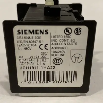 3RH1911-1HA22 | Siemens  Auxiliary Contact Block - Used