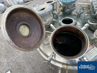 USED Lee Industries 360 Gal Lee Reactor, 304 S/S, 20/100#