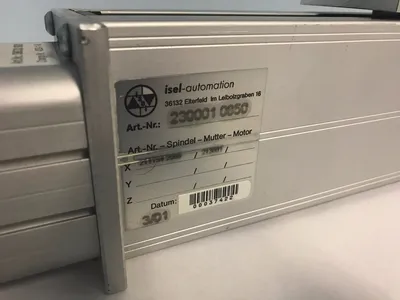 2300010850 | Techno-Isel 230001 0850 Linear Slide Actuator w/ 396330 9001 Stepper Motor - Used