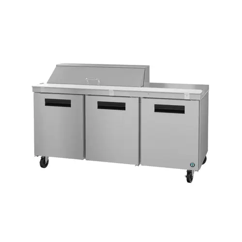 Hoshizaki SR72B-12 72" Steelheart Sandwich/Salad Prep Table w/ Refrigerated Base, 115v