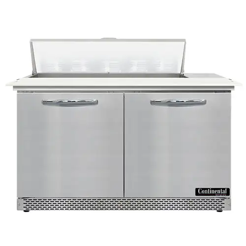 Continental SW48N10C-FB 48" Sandwich/salad Prep Table W/ Refrigerated Base, 115v