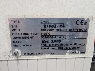 Hiranuma Sangyo C-400 Aquastar Titrator Solution Concentration Analyzer Used