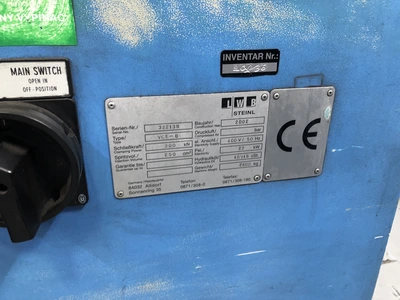 300mm x 300mm LWB Steinl Hydraulic Press 30 Ton
