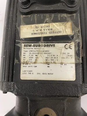 Sew-Eurodrive CFM71S/TF/RH1M/SM50 Servo Motor 4500RPM 5Nm 400V 3PH