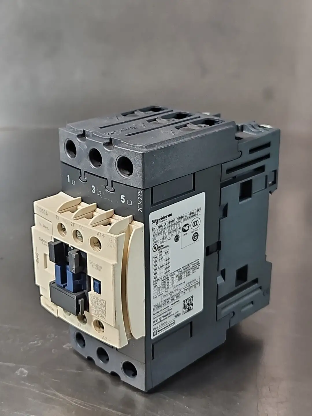 Schneider LC1D50A Coil Contactor 80A (BIN243)