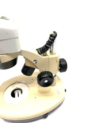 USED LW SCIENTIFIC ADJUSTABLE DUAL LENS OBSERVING MICROSCOPE