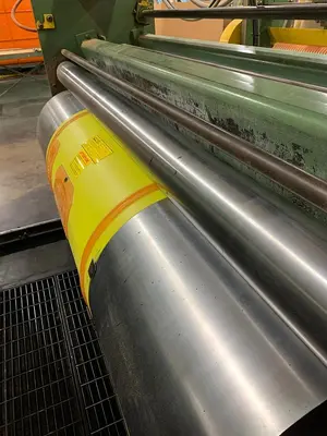 66″ x 85″ Staley 2 color Rotary Die Cutter with Slotting section