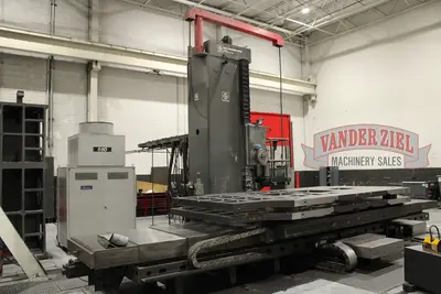 Giddings & Lewis 6' x 12' Boring Mill with 6" Spindle and Probing