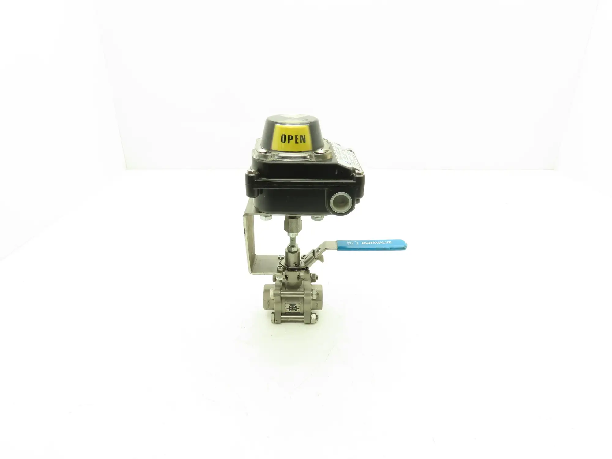 DuraValve DM340 3/4" Manual Ball Valve With Limit Switch On/Off Indicator Box
