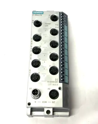 USED SIEMENS SIMATIC DP ET200ECO PN I/O MODULE 8DI, DC24V, 8XM12