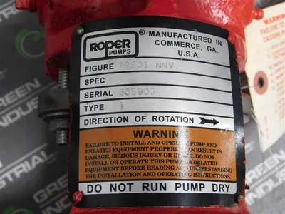 Roper Pumps 72201 NNV Progressing Cavity Pump Type 1 3/4" Shaft Diameter Surplus