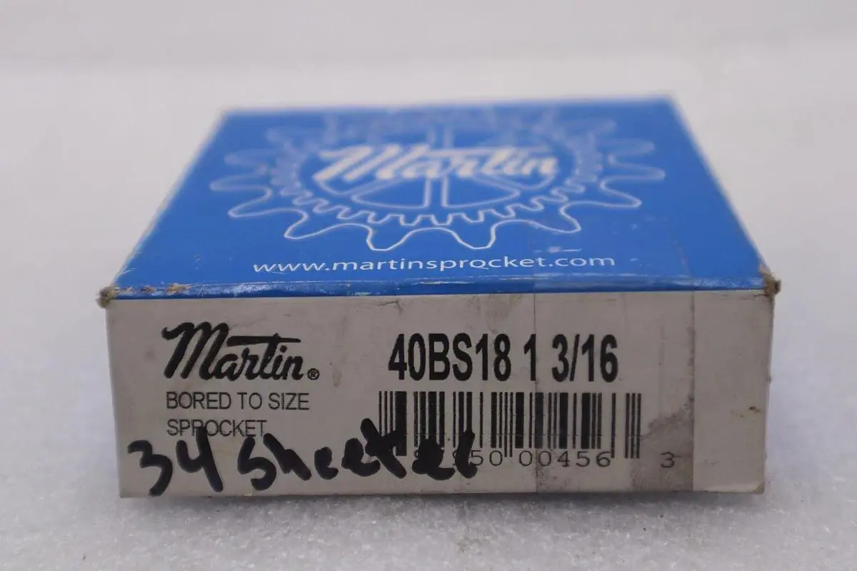 MARTIN 40BS18 1-3/16 ROLLER SPROCKET STOCK B-544