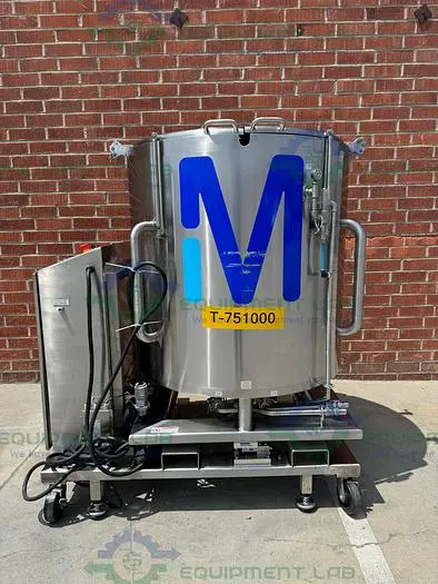 Used MILLIPORE STAINLESS STEEL SINGLE USE 1000 LITER REACTOR W/ CONTROLLER Reactors | Equipment Lab #486573