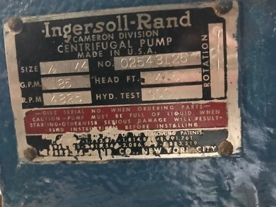 USED INGERSOLL-RAND 1 1/2 NTM4