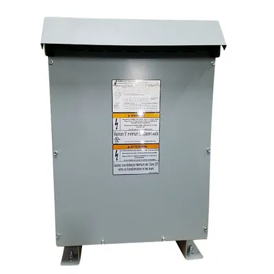 Factory New 37.5 KVA Single Phase Dry Type Transformer Primary 240 x 480 Secondary 120 / 240 10 Year Warranty 421-9205-000