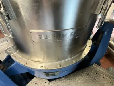 (2) Ellerwerk 735 C perforate basket centrifuges, Hastelloy C-22.