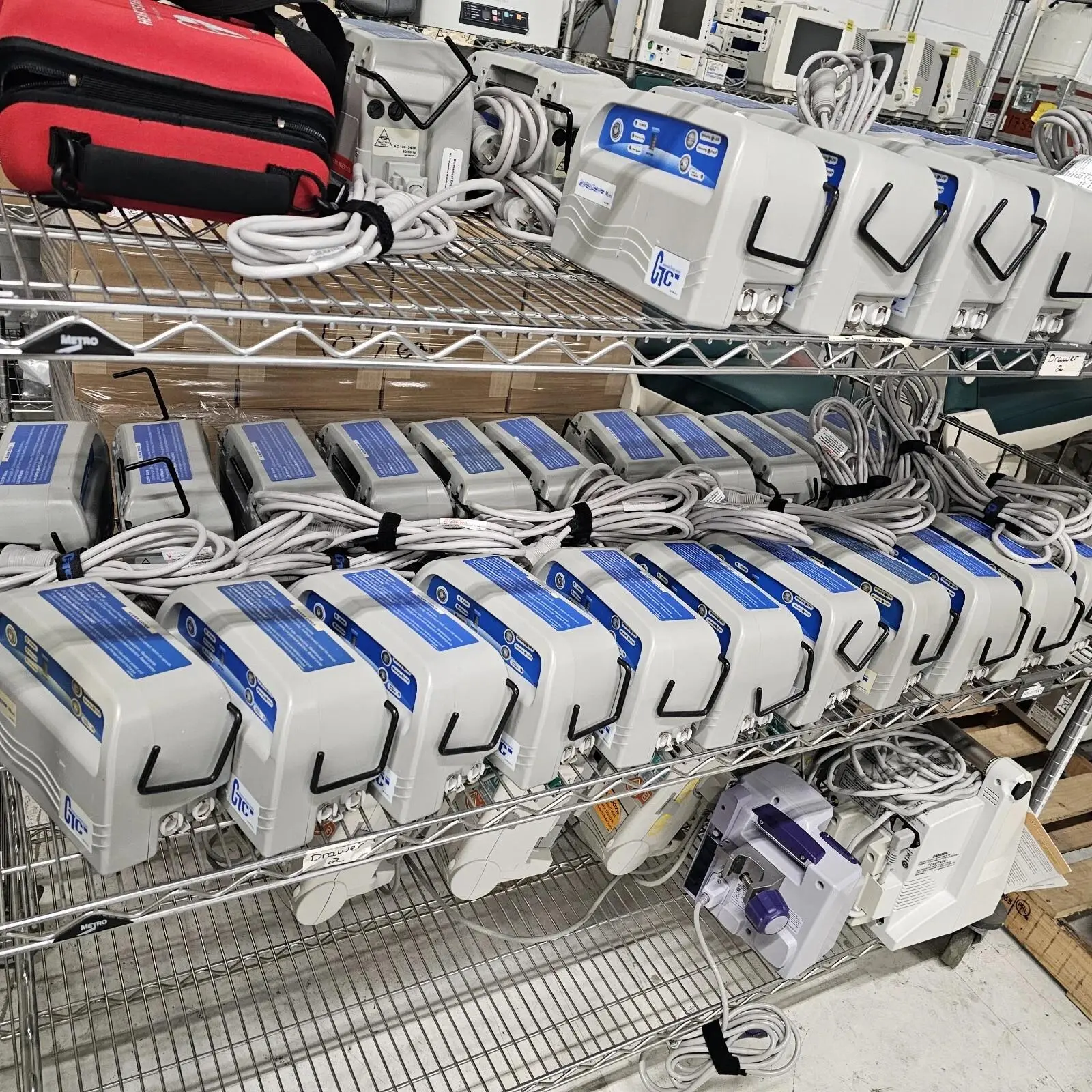 Used Vasopress VP500DM DVT VasoPress Pump (Lot of 80 units) Pumps / Aspirators Texas US | PT Medical Technologies #1458941