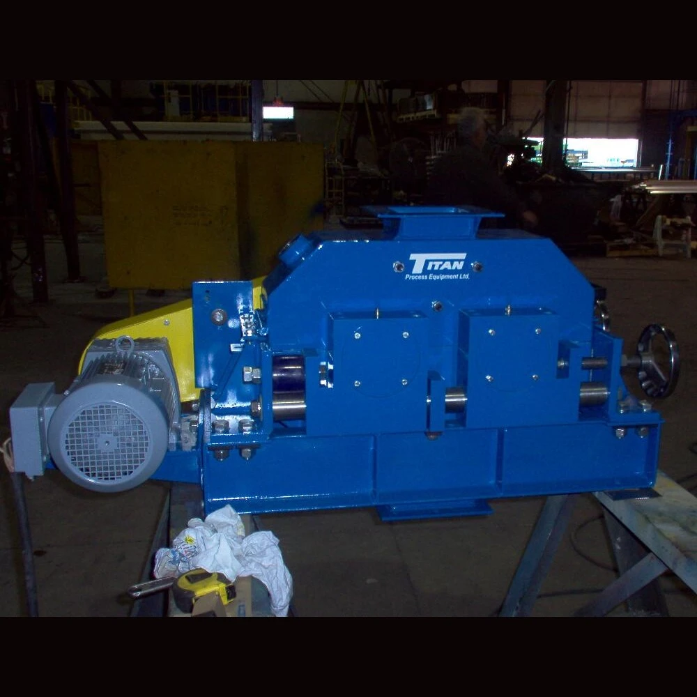 10in Dia. x 6in Wide Titan Process Equipment Lab Roll Crusher