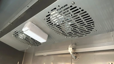 171-0176 3 Door Reach In Stainless Steel Self Contained Cooler