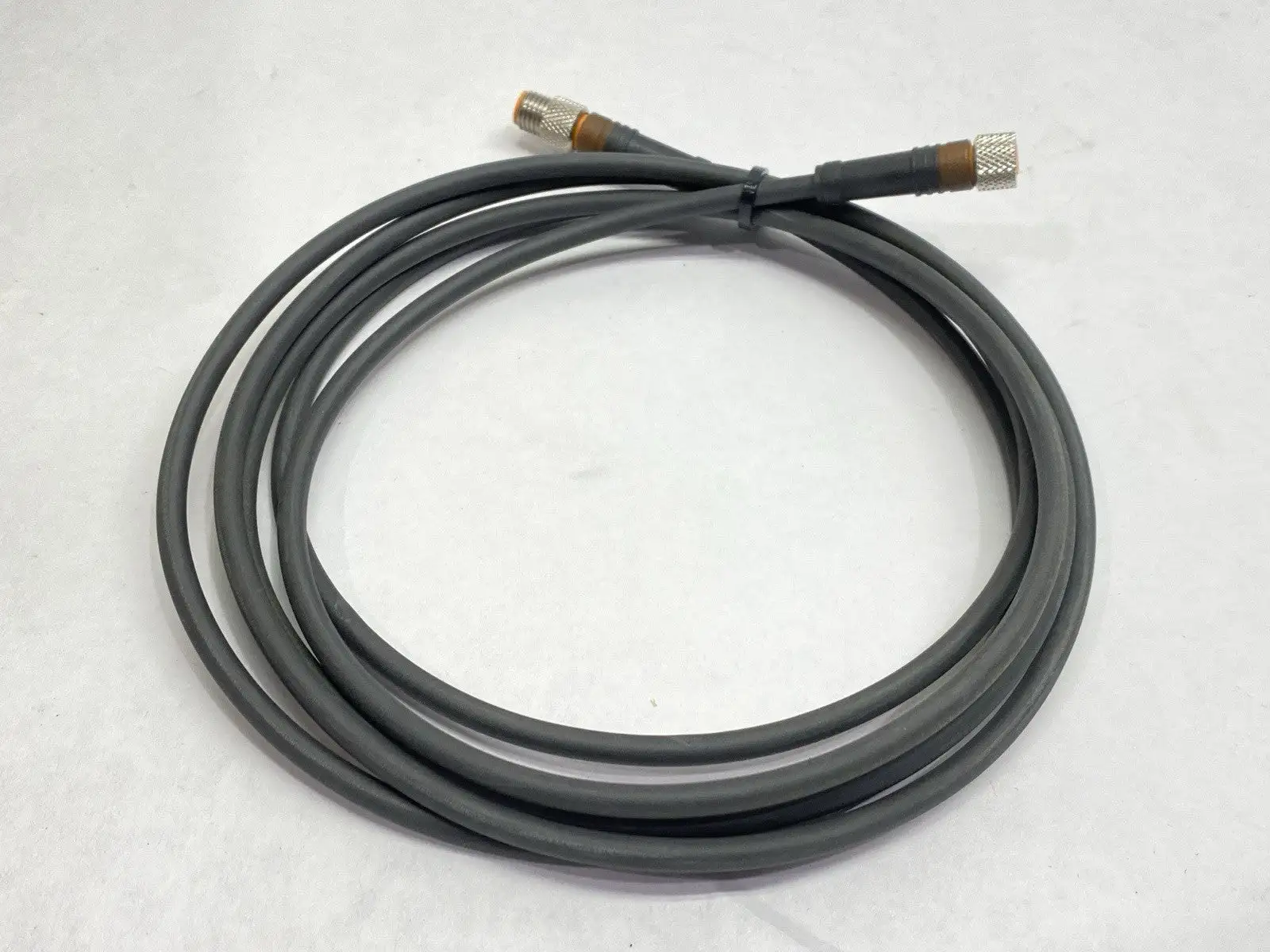 USED LUMBERG DOUBLE ENDED CORDSET MALE TO FEMALE 3-PIN