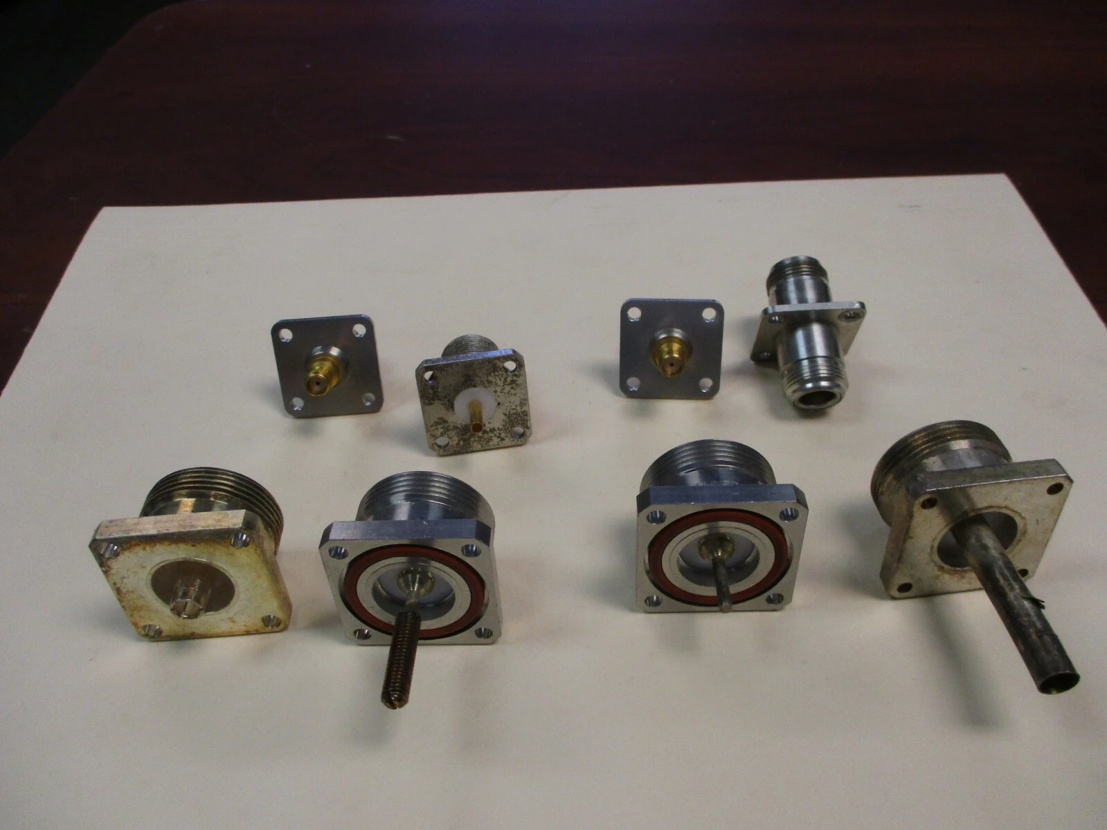 1 LOT  8 OF PANEL MOUNT ADAPTERS