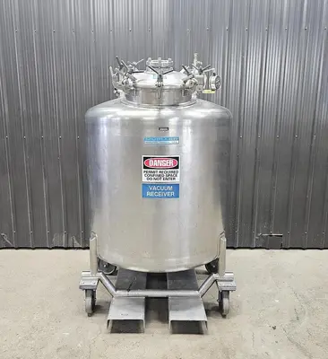 Used 275 Gallon Tank (Vessel), 316 Stainless Steel