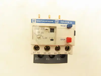 Schneider LR3D226 Thermal Overload Relay 600VAC 16-24A 3 Pole 1NO 1NC