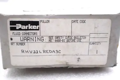 NEW PARKER RHV22LREDA3C VALVE FLUID CONNECTORS #L-569