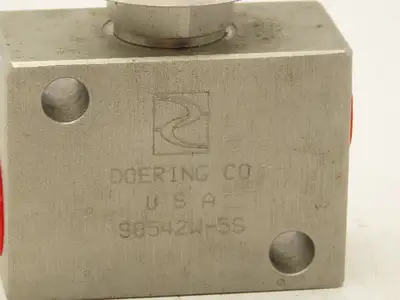Doering S8542W-5S Hydraulic Manifold Cartridge Valve 1/2" NPT
