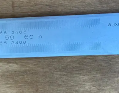 Vernier Caliper 0-60" x 1/1000" Wooden Case Heavy Duty