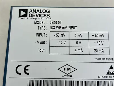 New | in-Stock ANALOG DEVICES 3B40-02 PLC Input & Output Ohio US | Surplus Asset Holdings #1243478