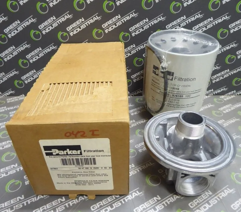Parker 327842 Hydraulic Filter and Screw-On Base 926169 10C K-23018 New NIB