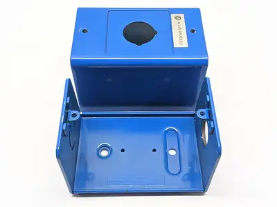800H-1HZ | Allen Bradley  Blue Painted Steel Electrical Enclosure 4-1/2"x3"x3" - Used
