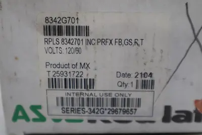 NEW IN BOX ASCO 8342G701 120V 100-125PSI 1/4" NSMP STOCK G24A