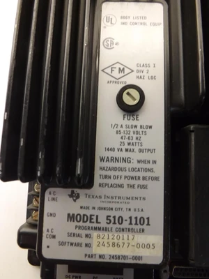Used TEXAS INSTRUMENTS _UNKNOWN_ Programmable Logic Controllers Texas US | OCO Industrial #1625156