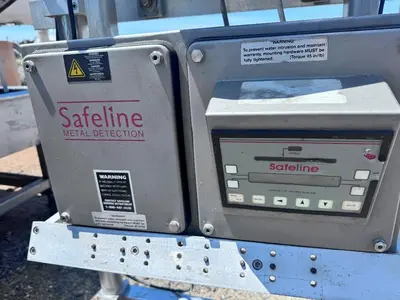 Metal Detector, Pipeline, Safeline, 4" Aperture, Automatic Reject, #5991793