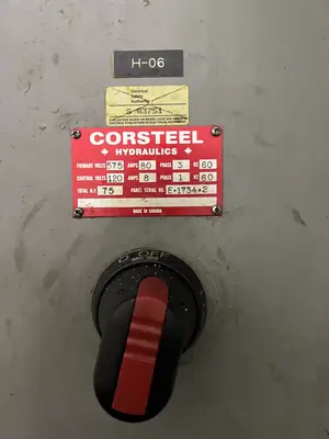 USED 2003 CORSTEEL CORSTEEL 4P.52X60 PRESS