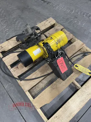 Used BUDGIT 1 TON JIB CRANE AND BUDGIT 1 TON HOIST Cranes (Misc) Michigan US | Vander Ziel Machinery Sales #1324350