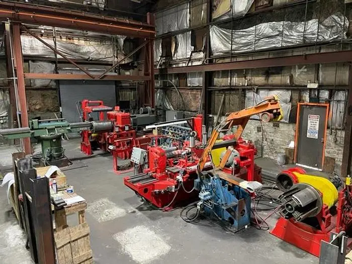 24" x .095" x 10,000Lbs. SECO Slitting Line w/ Banding Line (Used)